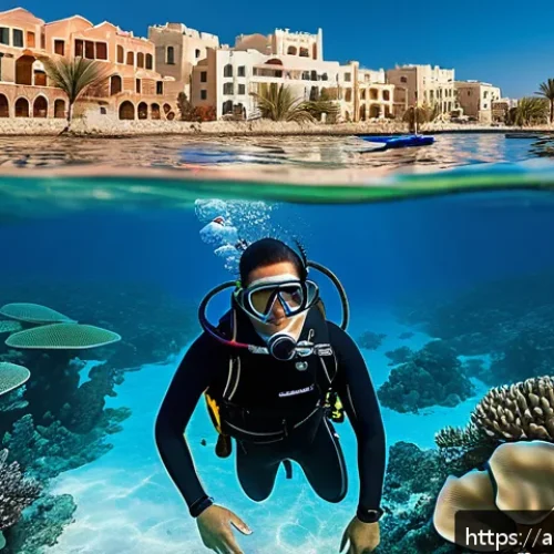 다이빙 강사 업무 효율화 꿀팁 - A serene early morning underwater scuba diving training session in clear, calm waters off the coast ...